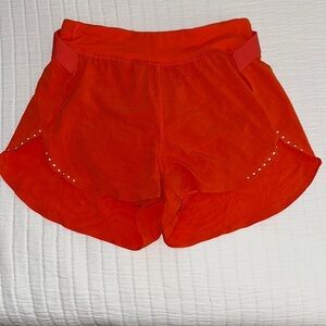 Orange lulu shorts